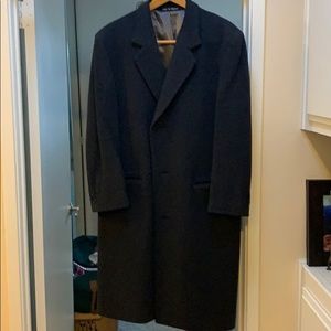 Vintage cashmere blend overcoat